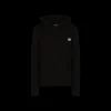 Pull à capuche DOLCE & GABBANA en laine et cachemire noir plaque logo métal