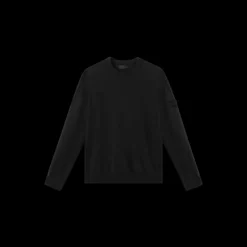 Pull ample STONE ISLAND ras-du-cou coton cachemire noir Ghost