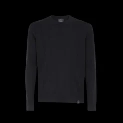 Pull BRIONI col rond boutons cachemire noir