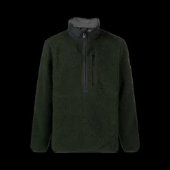 Pull CANADA GOOSE col montant zippé Renfrew Polaire Kaki