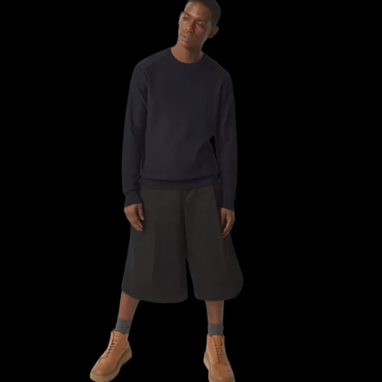 Pull CANADA GOOSE Dartmouth col rond coton noir