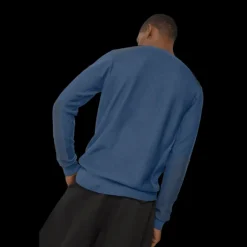 Pull CANADA GOOSE Dartmouth col rond coton bleu jeans