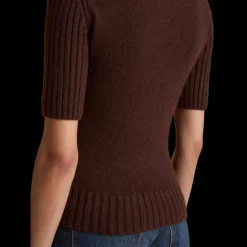 Pull col rond KHAITE Mia cachemire marron