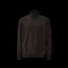 Pull col roulé CP COMPANY laine mérinos extra fine noir