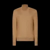 Pull col roulé DOLCE & GABBANA en cachemire et soie camel