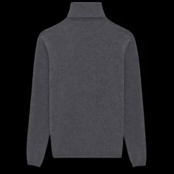 pull col roulé SAINT LAURENT cachemire gris chiné
