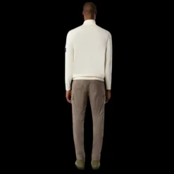 Pull col roulé STONE ISLAND laine vierge fine écru