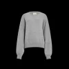 Pull large col rond KHAITE Margaux cachemire gris