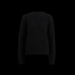 Pull long col rond KHAITE Maé cachemire noir