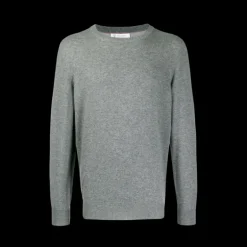 Pull Ras Du Cou Gris Cachemire