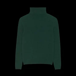Pull SAINT LAURENT col roulé cachemire vert