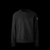 Pull Sweatshirt CANADA GOOSE col rond Huron Coton noir