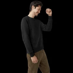 Pull Sweatshirt CANADA GOOSE col rond Huron Coton noir