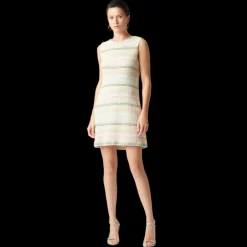 Robe courte MISSONI sans manches coton mélangé motif Caperdoni