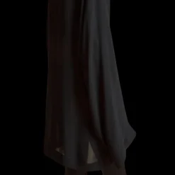 Robe KHAITE Mehna liquette soie crêpe Georgette noir lien cravate