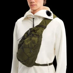 Sac à dos à bandoulière CP COMPANY en nylon B Kaki