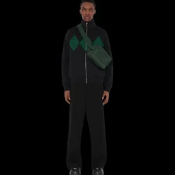 Sac Banane BURBERRY nylon check carreaux vert jacquard