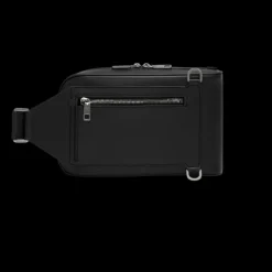 Sac banane DOLCE & GABBANA ceinture cuir veau noir logo en relief