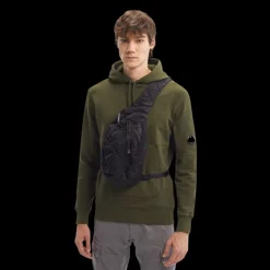 Sac Banane Guitare Nylon B Crossbody Rucksack noir