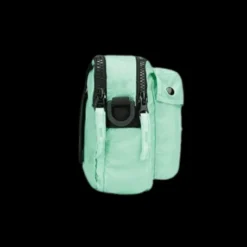 Sac Bandouliere STONE ISLAND Mussola Gommata Canvas Print coton vert Aqua