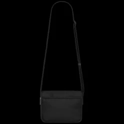 Sac bandoulière SAINT LAURENT Niki small messenger econyl® nylon noir logo noir