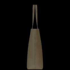 Sac cabas SAINT LAURENT shopping bag  cuir grainé vert kaki