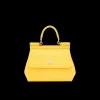 Sac DOLCE & GABBANA Sicily moyen Cuir veau Dauphine jaune