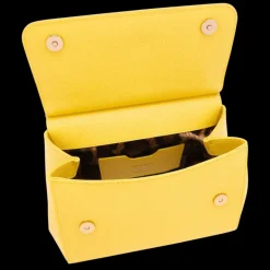 Sac DOLCE & GABBANA Sicily moyen Cuir veau Dauphine jaune