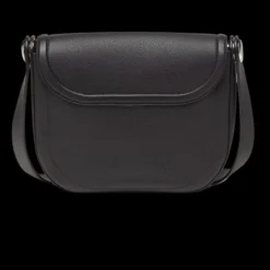 Sac messenger FENDI cuir grainé noir motif clou Fendi Roma