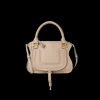 Sac porté épaule CHLOE Marcie cuir veau grainé beige