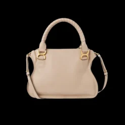 Sac porté épaule CHLOE Marcie cuir veau grainé beige