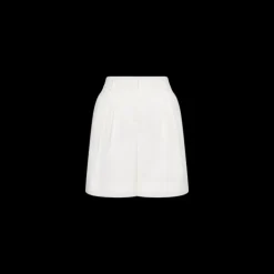 Short à pinces ALBERTA FERRETTI toile coton stretch blanc