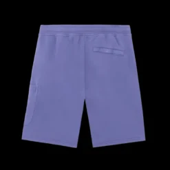 Short cargo STONE ISLAND coton violet lavande poches cordon taille élastique