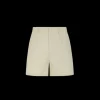 Short couture FENDI taille haute laine beige