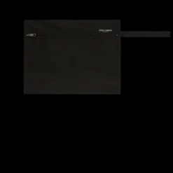 Short de bain court nylon noir logo D&G blanc