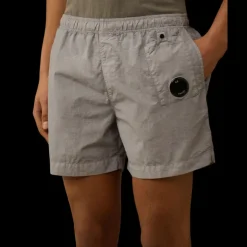 Short de bain CP COMPANY Flatt nylon gris delavé