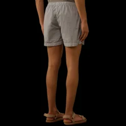 Short de bain CP COMPANY Flatt nylon gris delavé