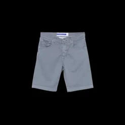 Short JACOB COHEN Nicolas coton bleu clair 5 poches