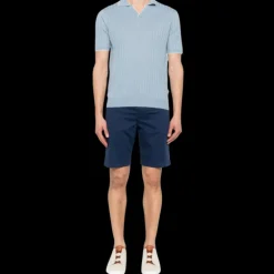 Short JACOB COHEN Nicolas coton bleu marine 5 poches