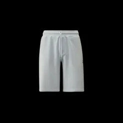 Short molleton CP COMPANY coton bleu ciel logo diagonal