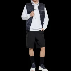 Short MONCLER poche Cargo nylon noir mat