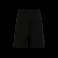 Short sport MONCLER Bermuda coton noir logo poche arrière