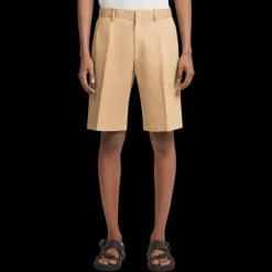 Short ZEGNA Summer Chino coton lin beige clair