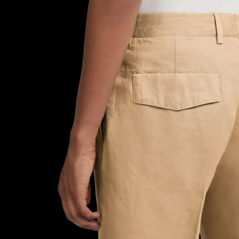 Short ZEGNA Summer Chino coton lin beige clair