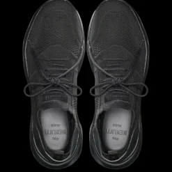 Sneaker basse Basket BERLUTI Shadow maille noir cuir veau