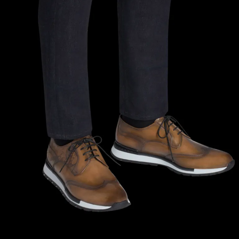 Sneaker BERLUTI Fast Track En Cuir Scritto Olive