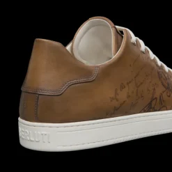 Sneaker BERLUTI Playtime Palermo En Cuir Scritto Olive