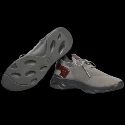 Sneaker BERLUTI Shadow scritto Maille gris anthracite Cuir marron