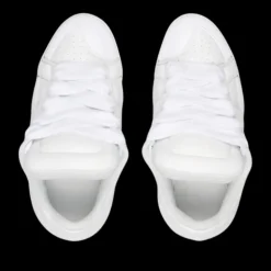 Sneakers baskets LANVIN oversize Curb XL cuir veau blanc