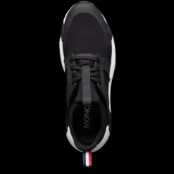 Sneakers baskets MONCLER Lunarove noir semelle blanche